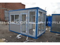 Блок-контейнер 4м, проходная, г.Ставрополь в Петропавловке