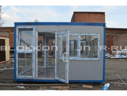 Блок-контейнер 4м, проходная, г.Ставрополь в Петропавловке
