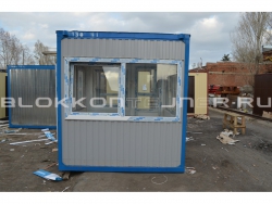Блок-контейнер 4м, проходная, г.Ставрополь в Петропавловке