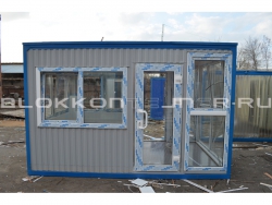 Блок-контейнер 4м, проходная, г.Ставрополь в Петропавловке
